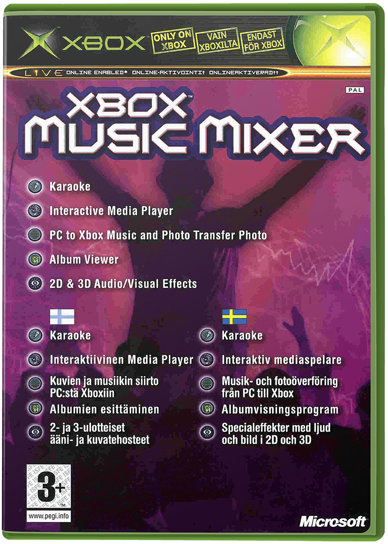 Xbox Music Mixer box art for Xbox